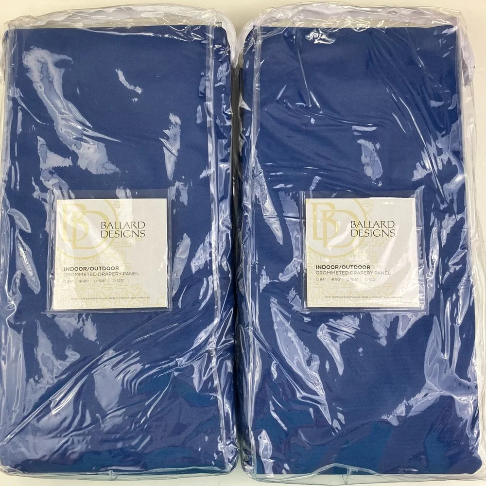 Ballard Designs Sunbrella Grommeted Drapery Panels